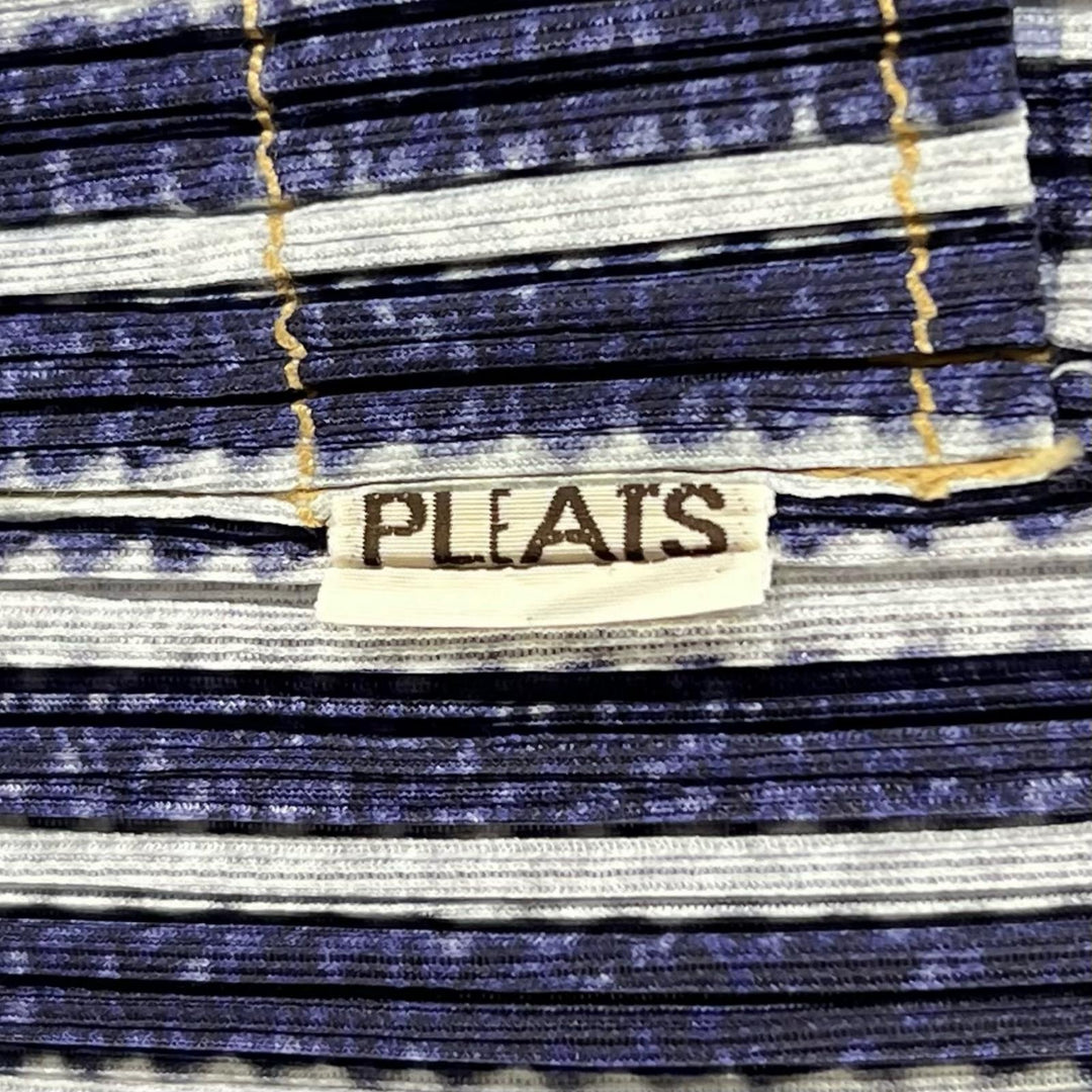 Excellent PLEATS PLEASE skirt denim transfer Indigo Women 1 PP23-JG534