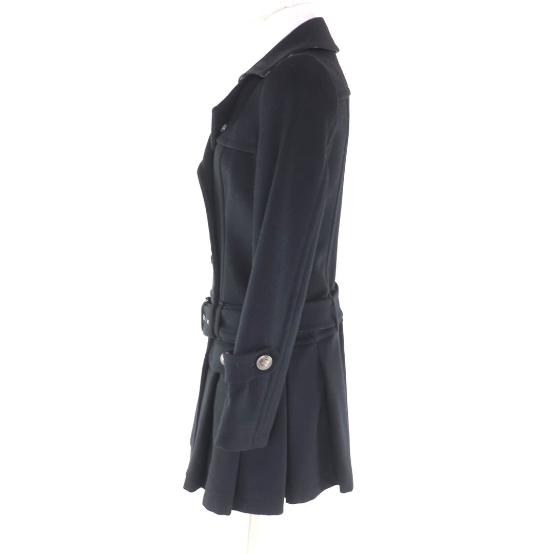 Excellent BURBERRY BLUE LABEL coat black wool Women 38 FNF04-716-09