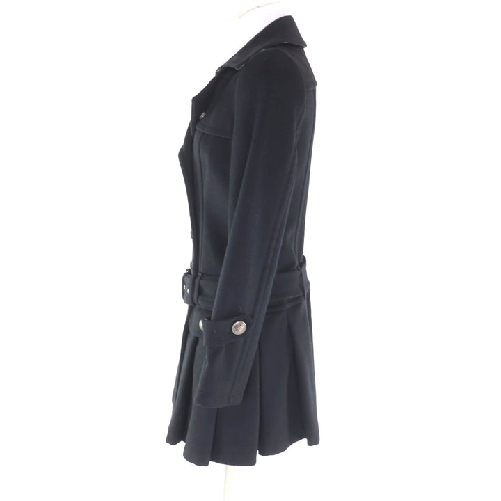 Excellent BURBERRY BLUE LABEL coat black wool Women 38 FNF04-716-09