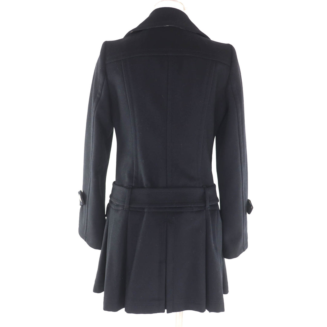 Excellent BURBERRY BLUE LABEL coat black wool Women 38 FNF04-716-09