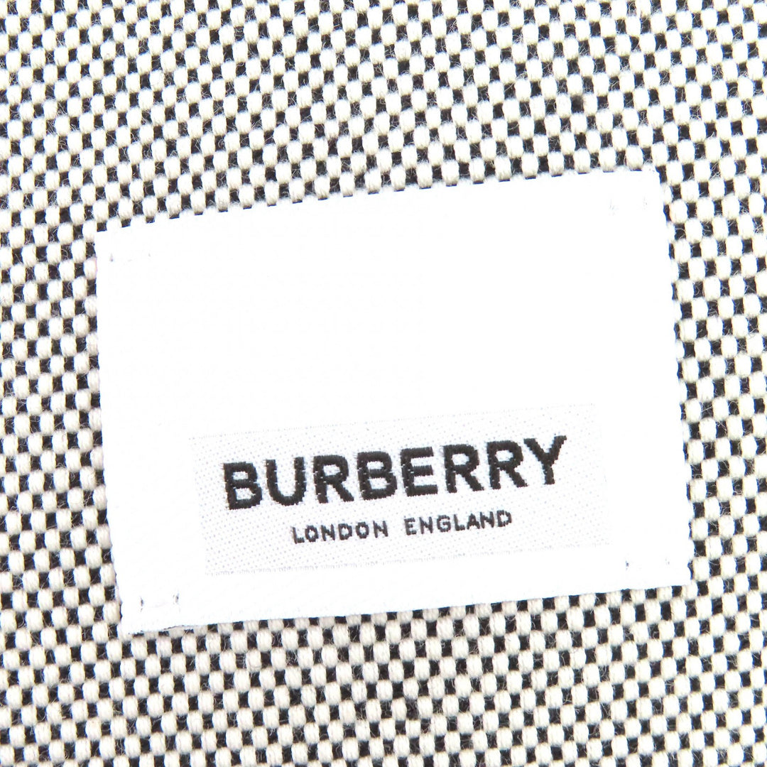 Excellent BURBERRY coat Horseferry Leather x Canvas Hooded Jacket 46 4567182
