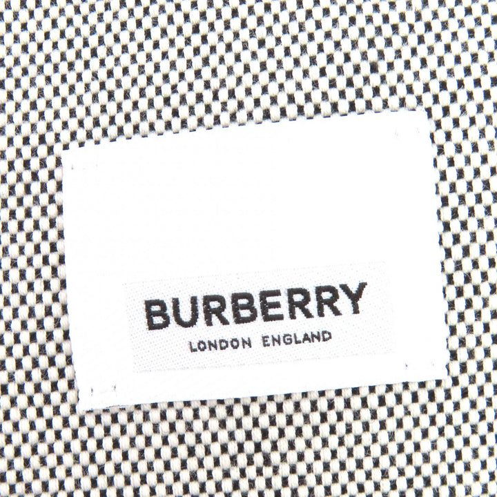 Excellent BURBERRY coat Horseferry Leather x Canvas Hooded Jacket 46 4567182