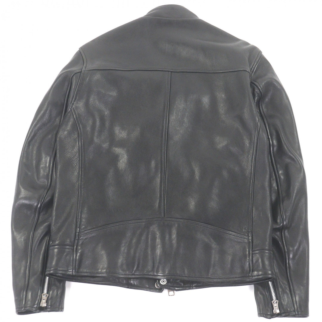 Great schott Leather jacket double black Sheep leather mens S