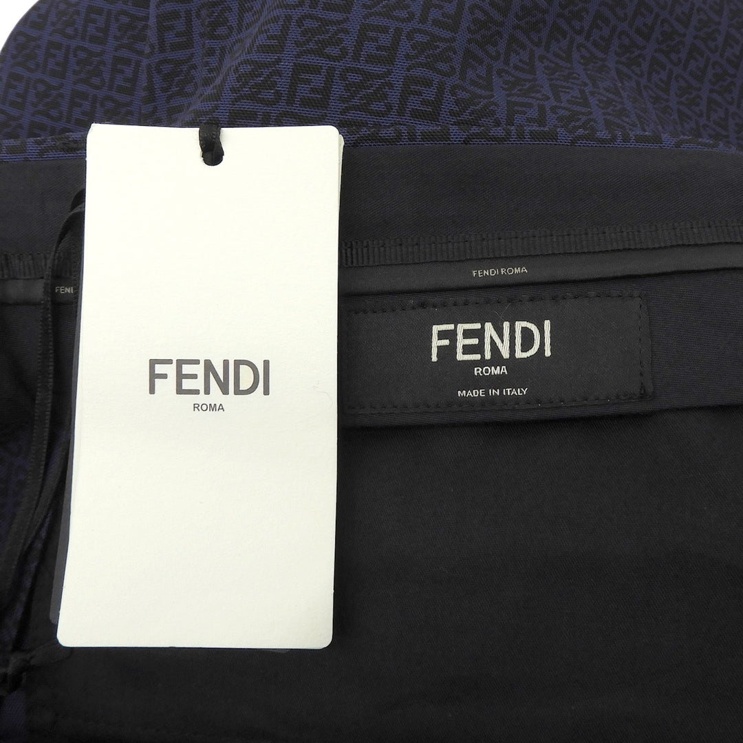 Pristine FENDI Shorts Navy Rayon mens 46 FB0695