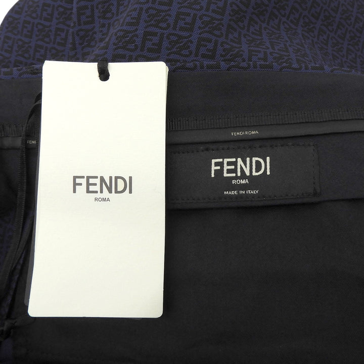 Pristine FENDI Shorts Navy Rayon mens 46 FB0695