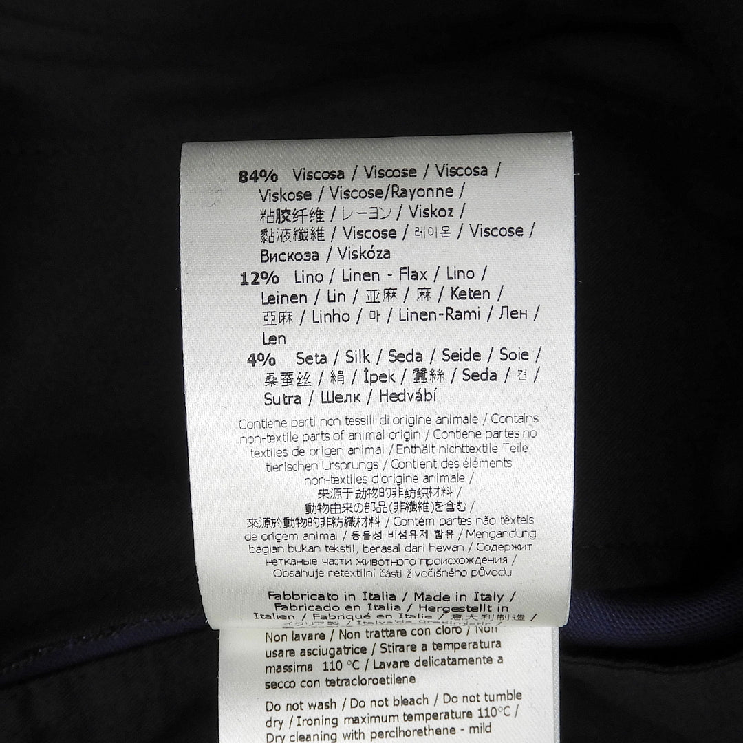 Pristine FENDI Shorts Navy Rayon mens 46 FB0695