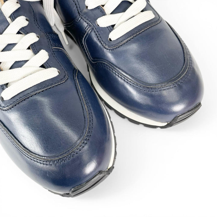 Excellent TOD’S sneakers ALLACCIATA ACTIVE FONDO SPORTIVO Navy leather mens 7