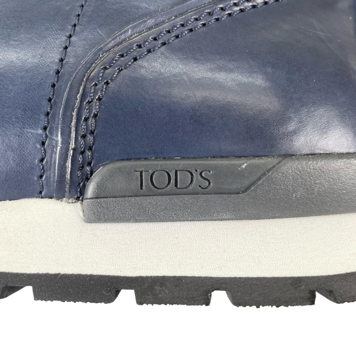 Excellent TOD’S sneakers ALLACCIATA ACTIVE FONDO SPORTIVO Navy leather mens 7