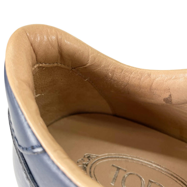 Excellent TOD’S sneakers ALLACCIATA ACTIVE FONDO SPORTIVO Navy leather mens 7