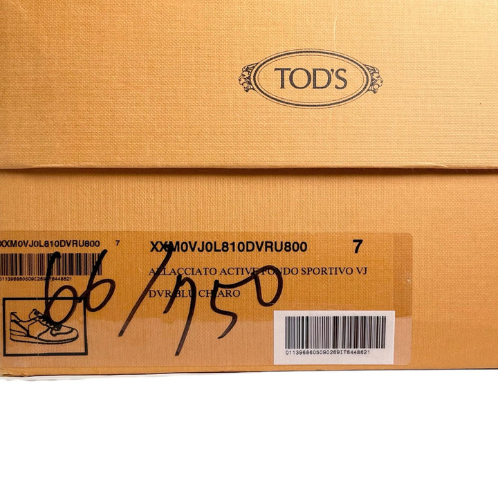 Excellent TOD’S sneakers ALLACCIATA ACTIVE FONDO SPORTIVO Navy leather mens 7