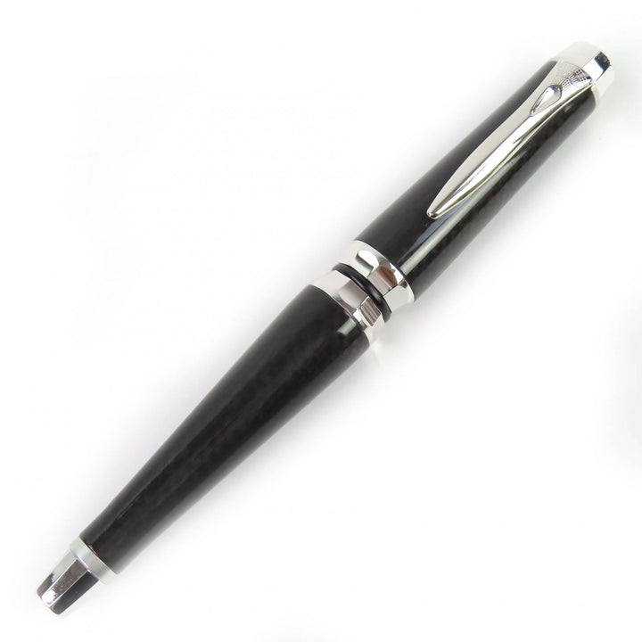 Pristine PLATINUM 90th Anniversary Carbon Fiber Fine Nib Fountain 18K PCF-10000