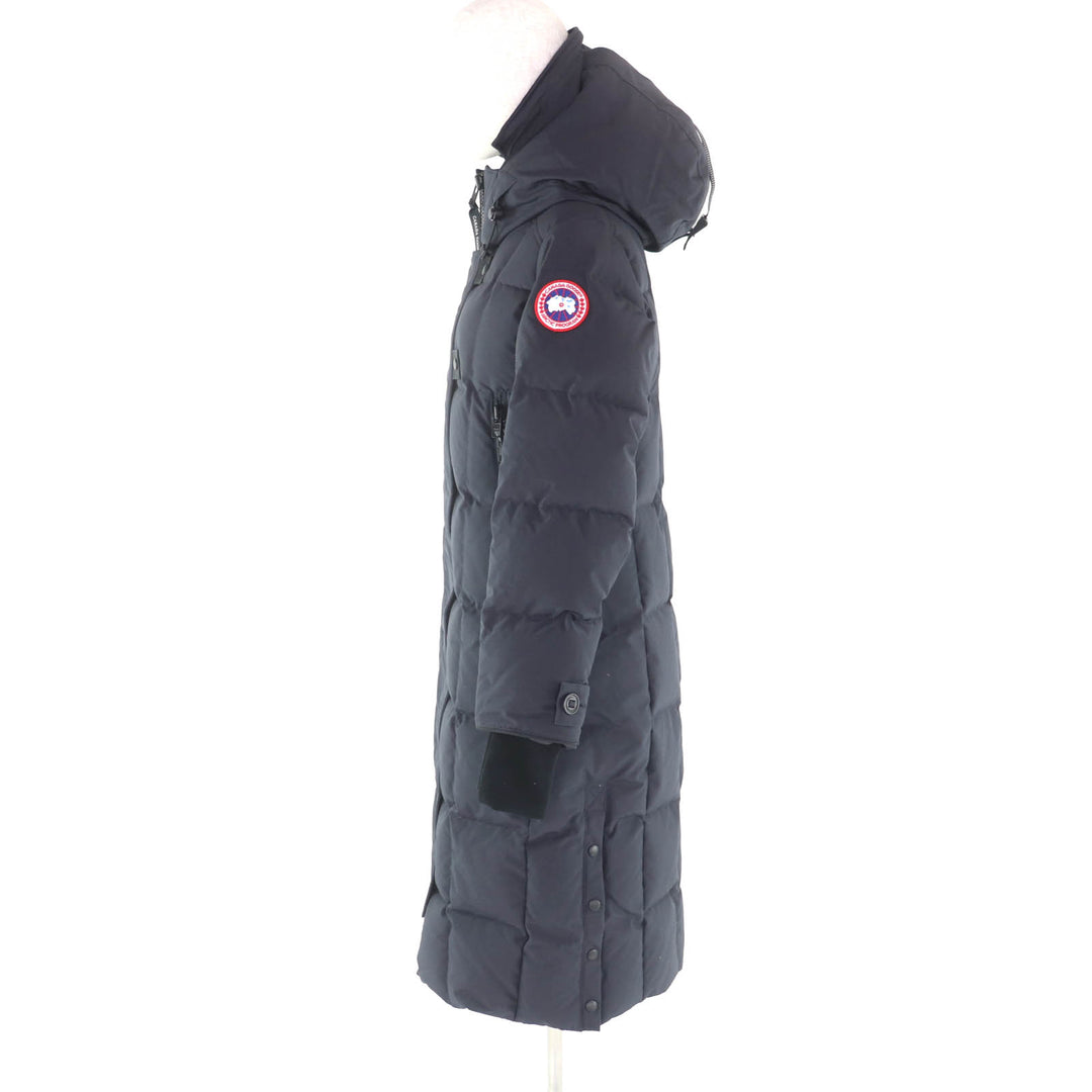 Excellent CANADA GOOSE down coat ELMWOOD PARKA Navy polyester Women M 3815L