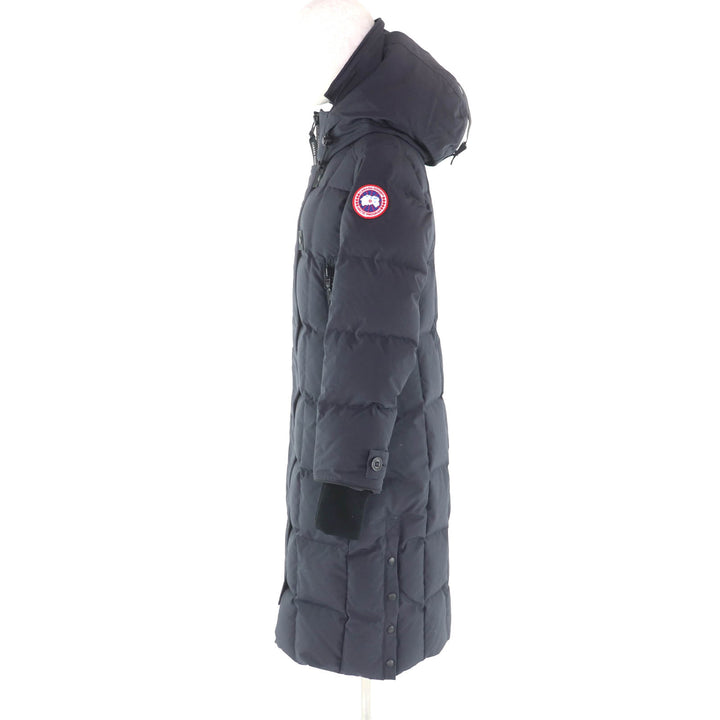 Excellent CANADA GOOSE down coat ELMWOOD PARKA Navy polyester Women M 3815L