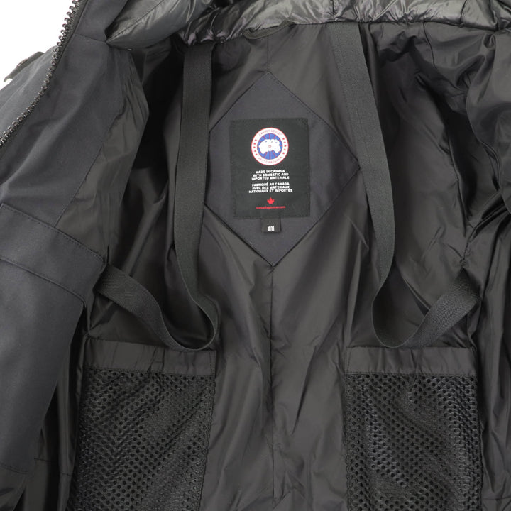 Excellent CANADA GOOSE down coat ELMWOOD PARKA Navy polyester Women M 3815L