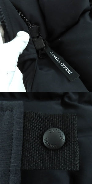 Excellent CANADA GOOSE down coat ELMWOOD PARKA Navy polyester Women M 3815L