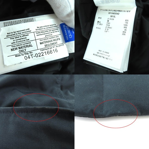 Excellent CANADA GOOSE down coat ELMWOOD PARKA Navy polyester Women M 3815L