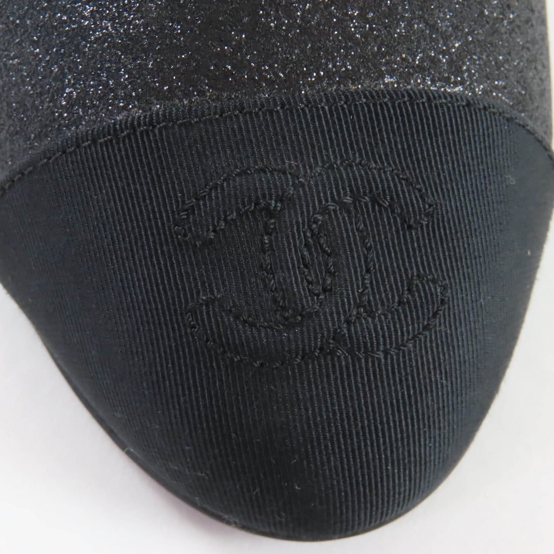 Excellent CHANEL pumps black Women 35.5 G33832