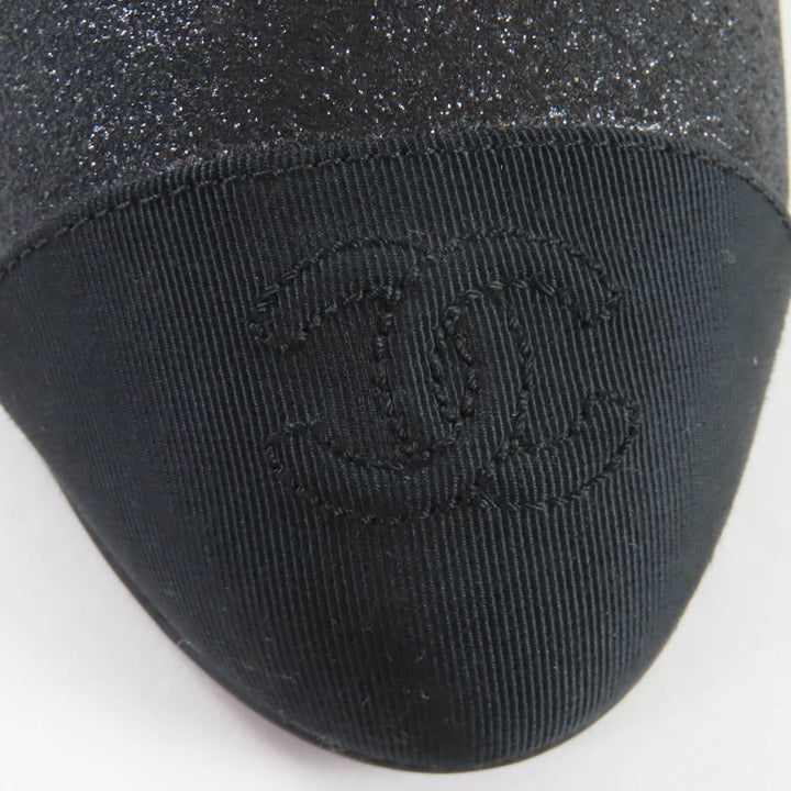 Excellent CHANEL pumps black Women 35.5 G33832