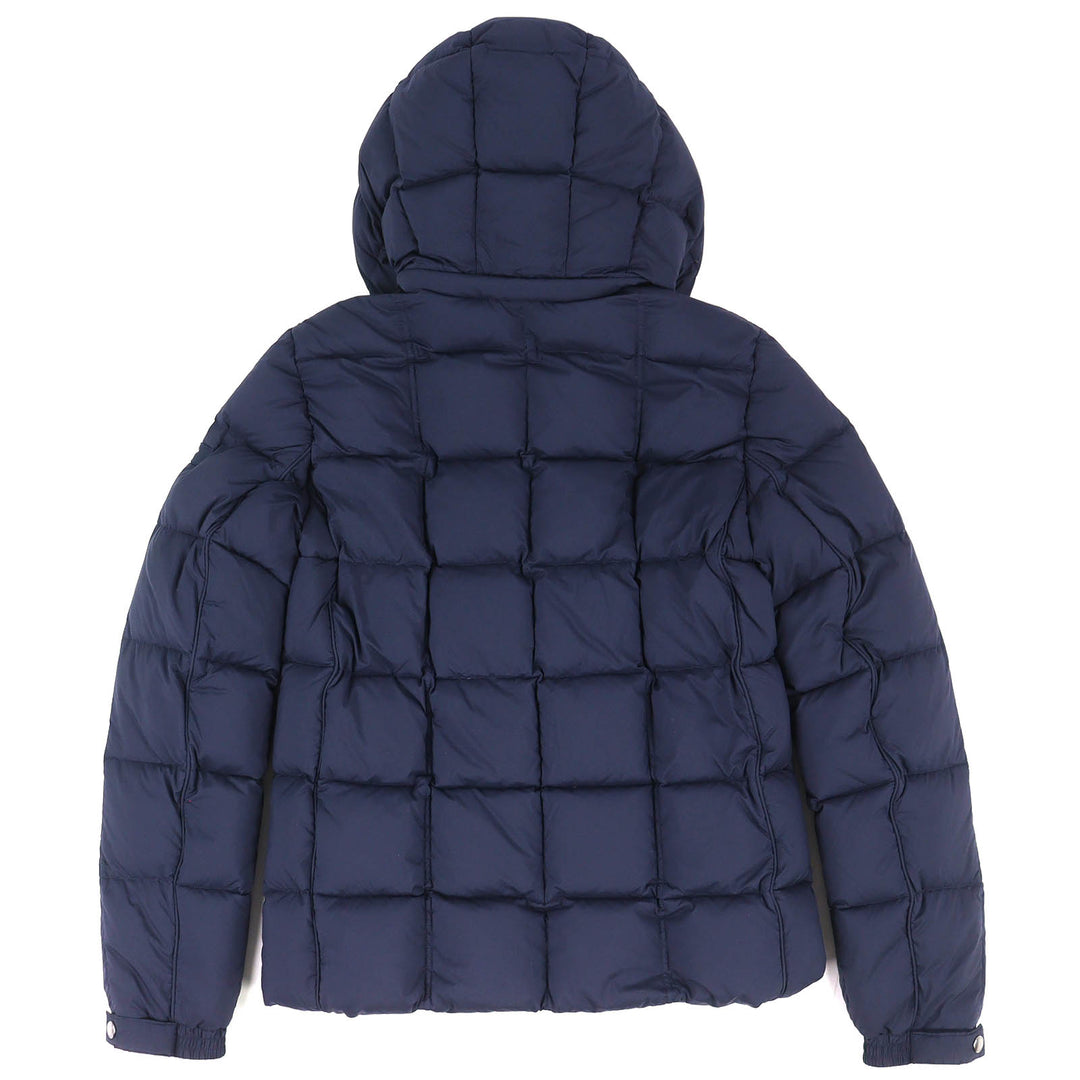 Great TATRAS Down jacket GESSO Logo patch Hooded ZIP UP Navy mens MTAT22A4841