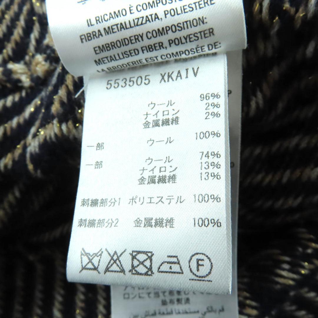 Excellent GUCCI Jacket Multi wool Women S 553505