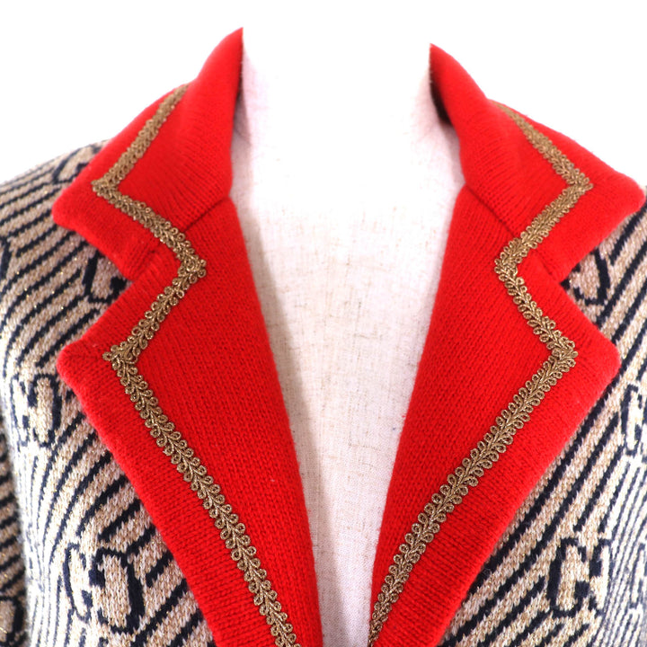 Excellent GUCCI Jacket Multi wool Women S 553505