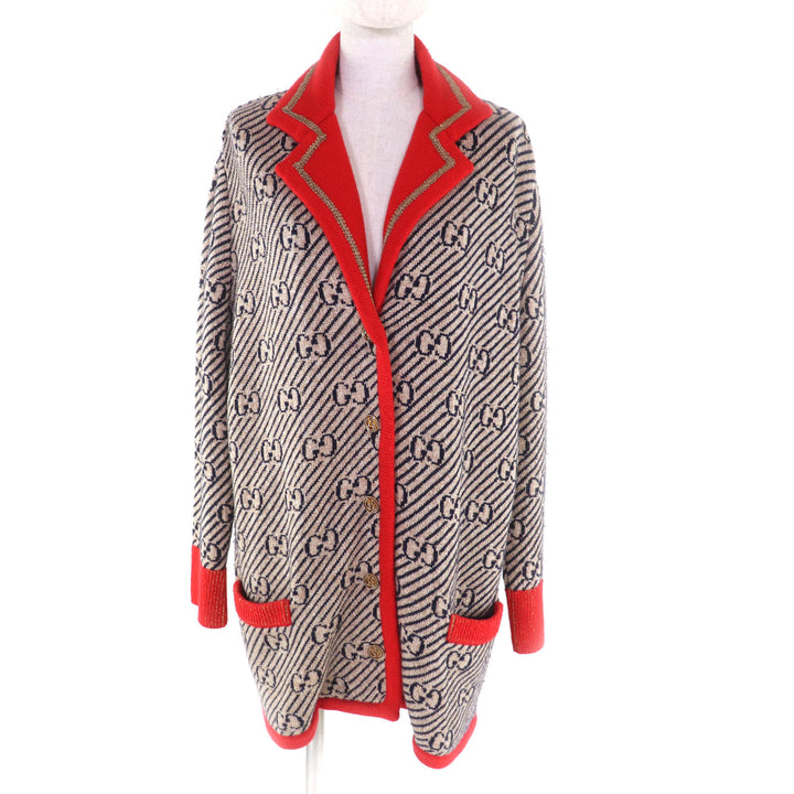 Excellent GUCCI Jacket Multi wool Women S 553505