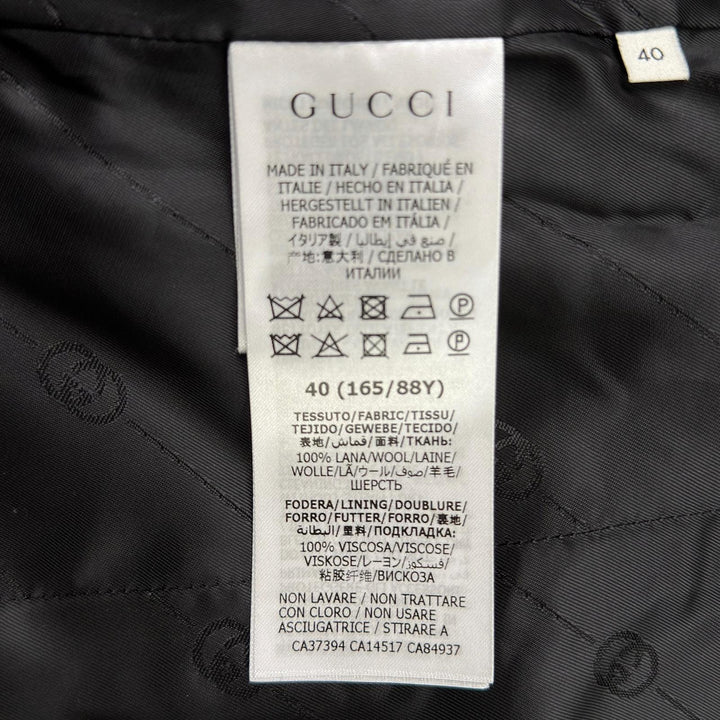 Discounted Excellent GUCCI Jacket black wool Women 40 649031