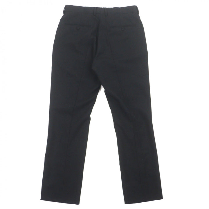 Discounted Excellent FENDI VERSACE slacks black wool mens 46 FB0804