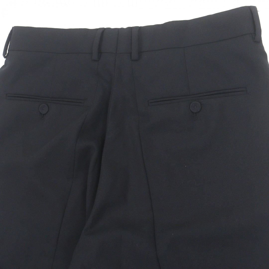 Discounted Excellent FENDI VERSACE slacks black wool mens 46 FB0804
