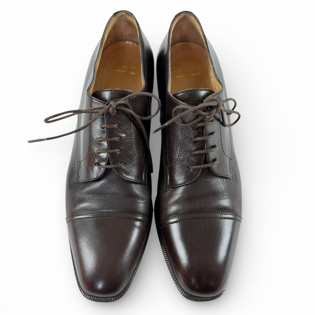 Discounted Excellent HERMES Leather shoes Dark brown leather Women 36.5