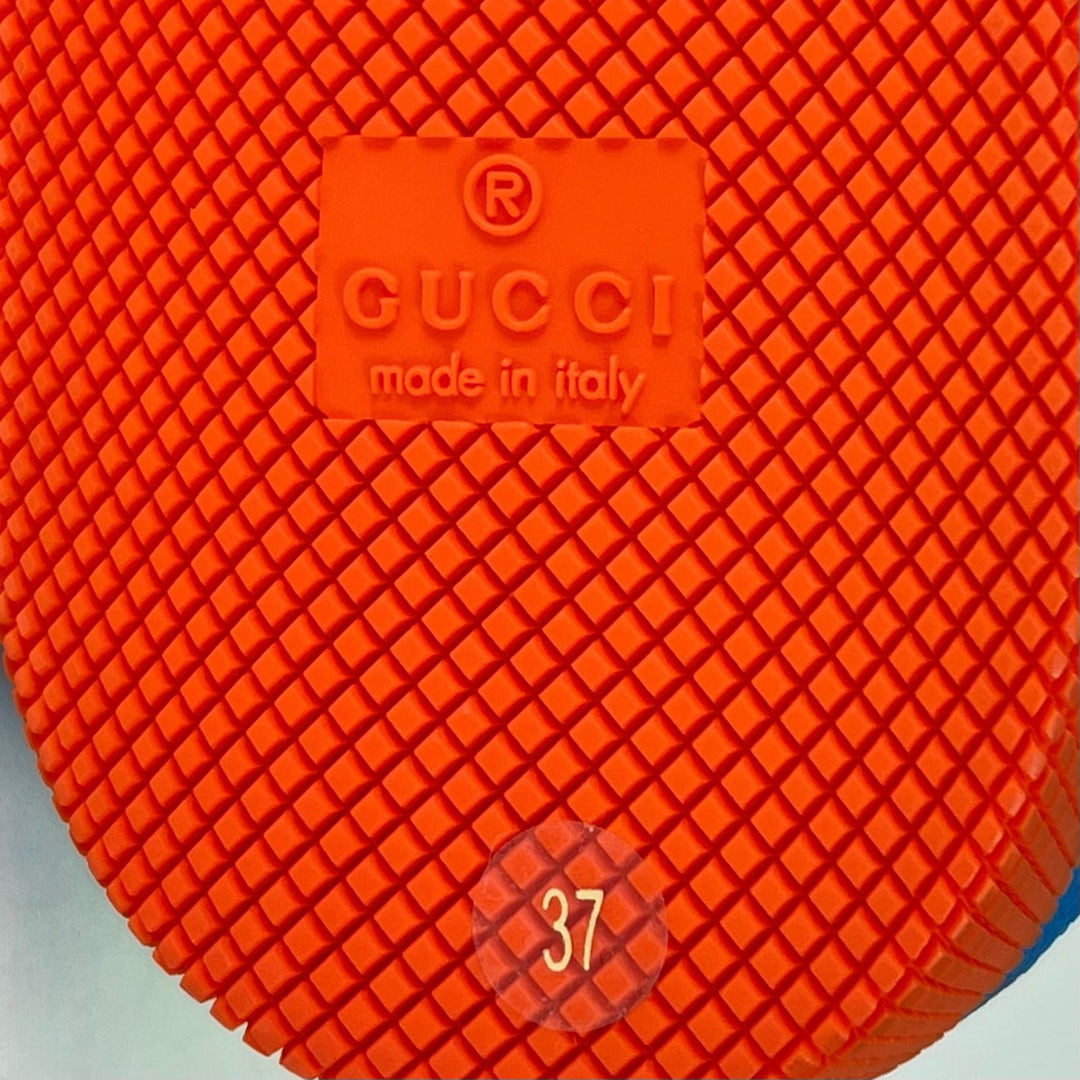 Pristine GUCCI High cut sneakers BASKET Vintage processing multicolor 37 661310