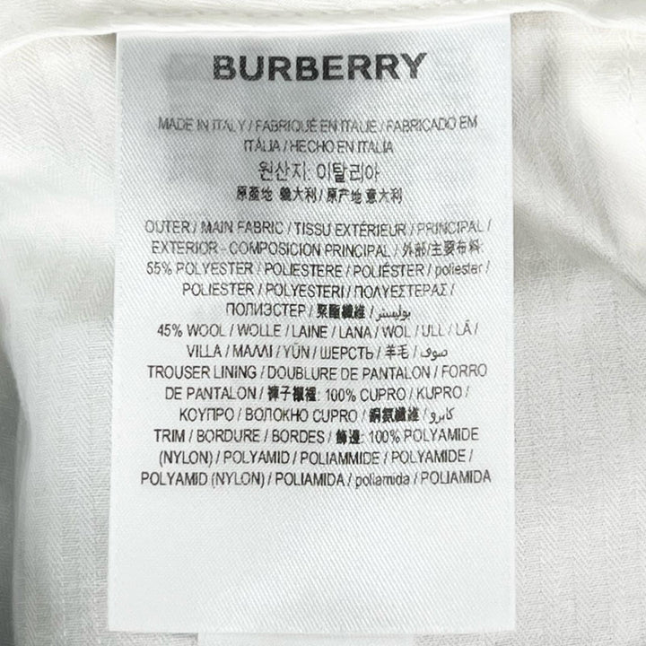 Excellent BURBERRY Pants check pattern, side stripe Brown mens 44 4565216