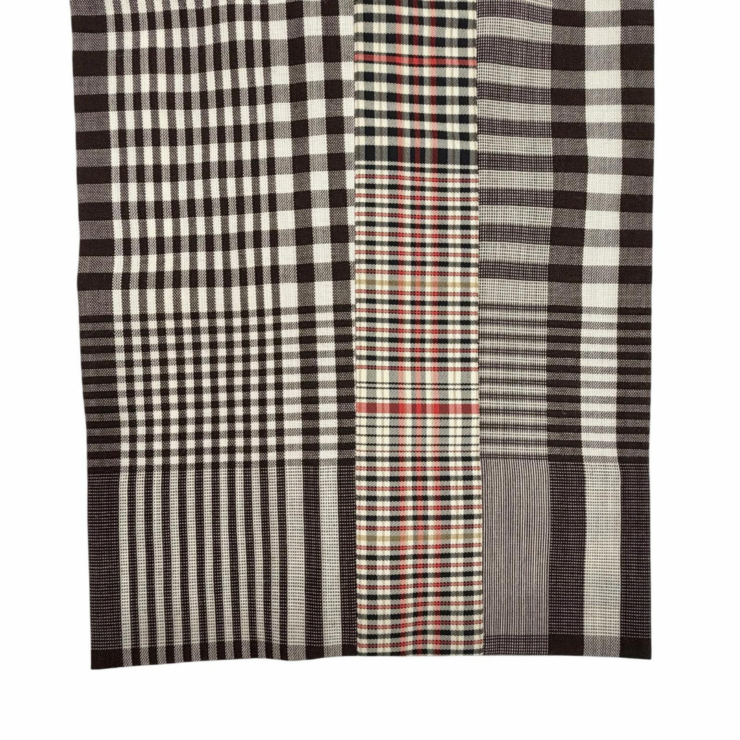 Excellent BURBERRY Pants check pattern, side stripe Brown mens 44 4565216