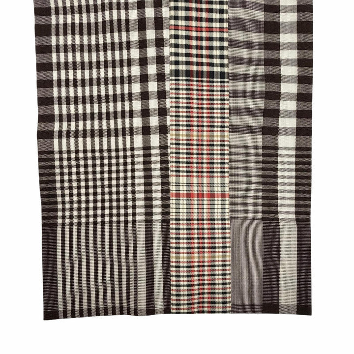Excellent BURBERRY Pants check pattern, side stripe Brown mens 44 4565216