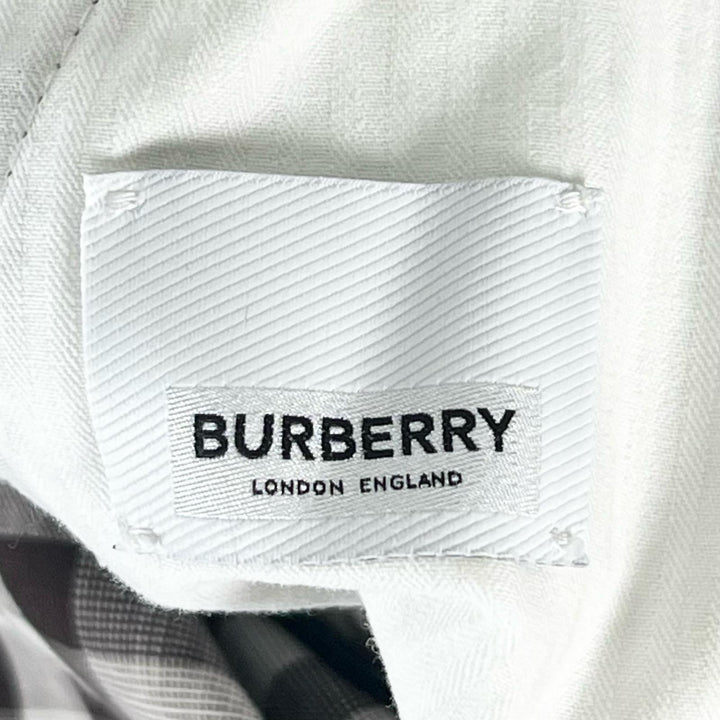 Excellent BURBERRY Pants check pattern, side stripe Brown mens 44 4565216