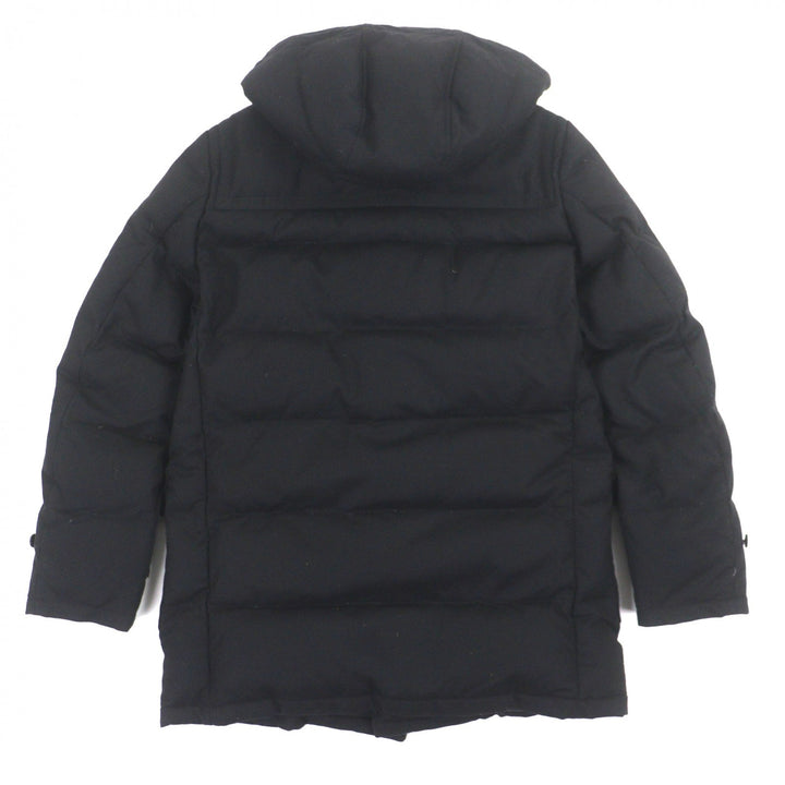 Great Mackintosh down coat black wool mens 46