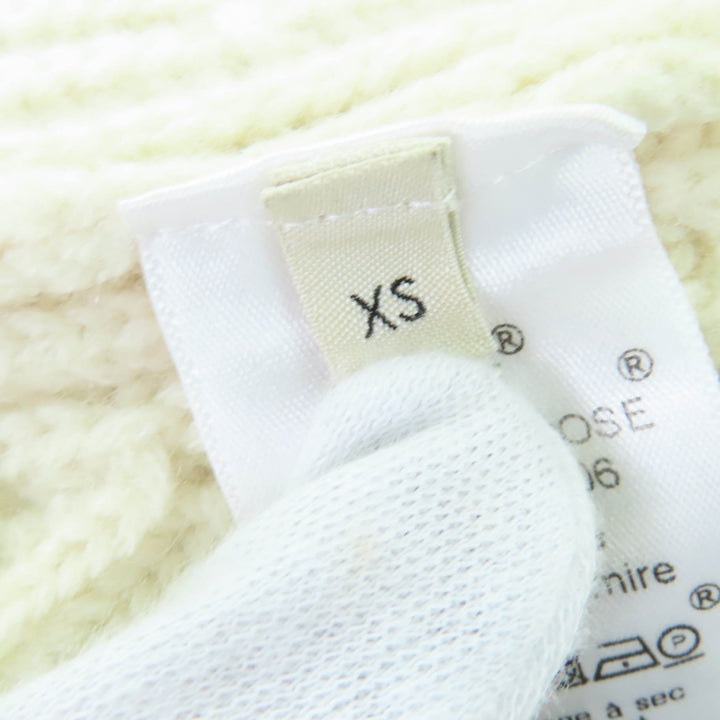 Great CELINE knit Phoebe Philo period Open back design Oversized chunky knit XS