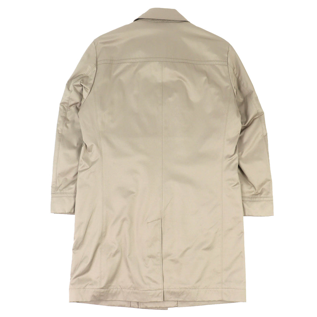 Excellent HUGO BOSS coat Water-repellent logo button single beige mens 52