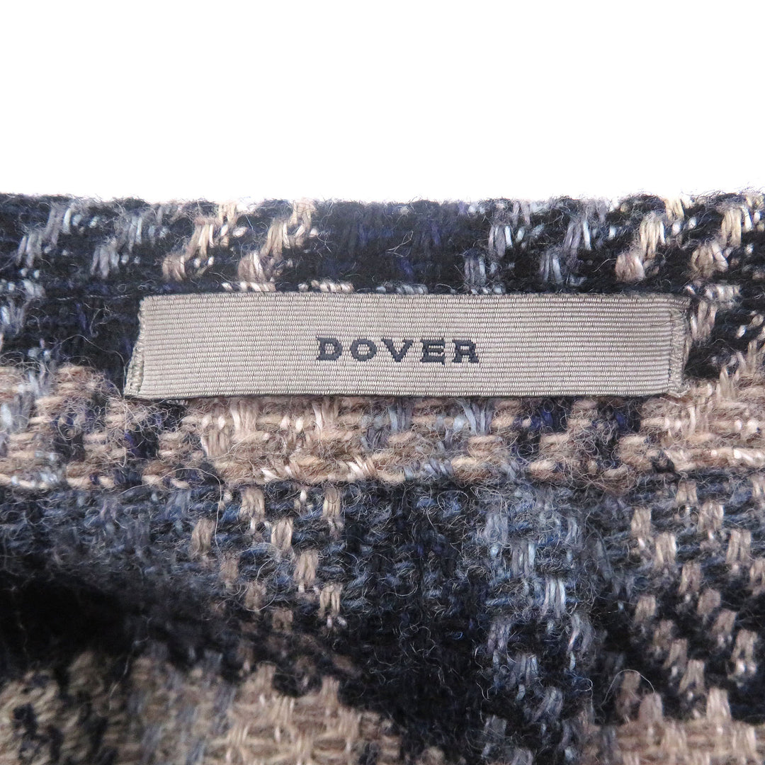 Excellent BOGLIOLI tailored jacket DOVER Check Pattern Navy wool mens 42