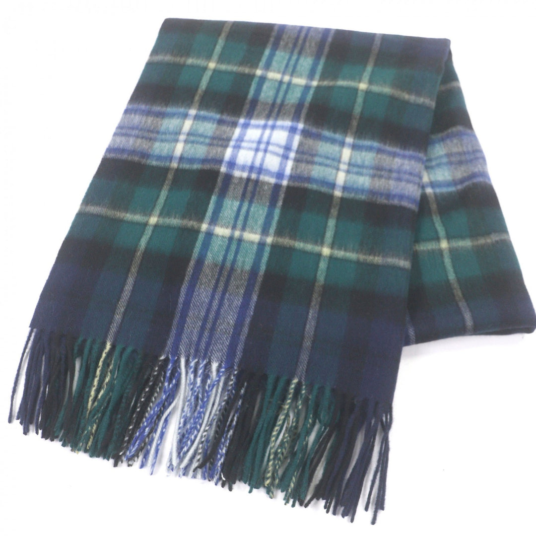 Pristine Johnstons of Elgin Scarf Tartan Check Pattern Large Shawl