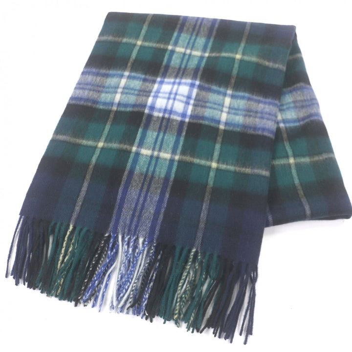 Pristine Johnstons of Elgin Scarf Tartan Check Pattern Large Shawl