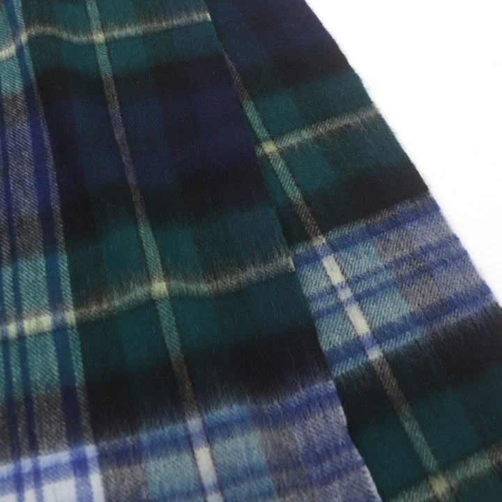 Pristine Johnstons of Elgin Scarf Tartan Check Pattern Large Shawl