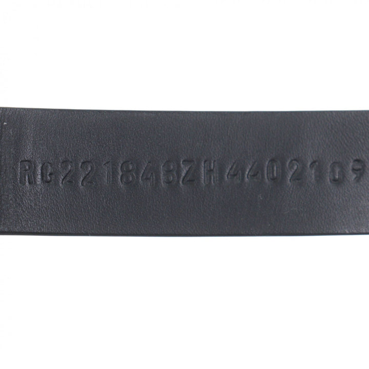 Great HERMES Sandals Electric Logo-engraved strap black leather mens 44