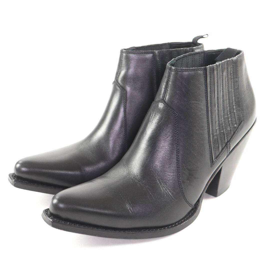 Great CELINE Ankle boots black leather Women 36
