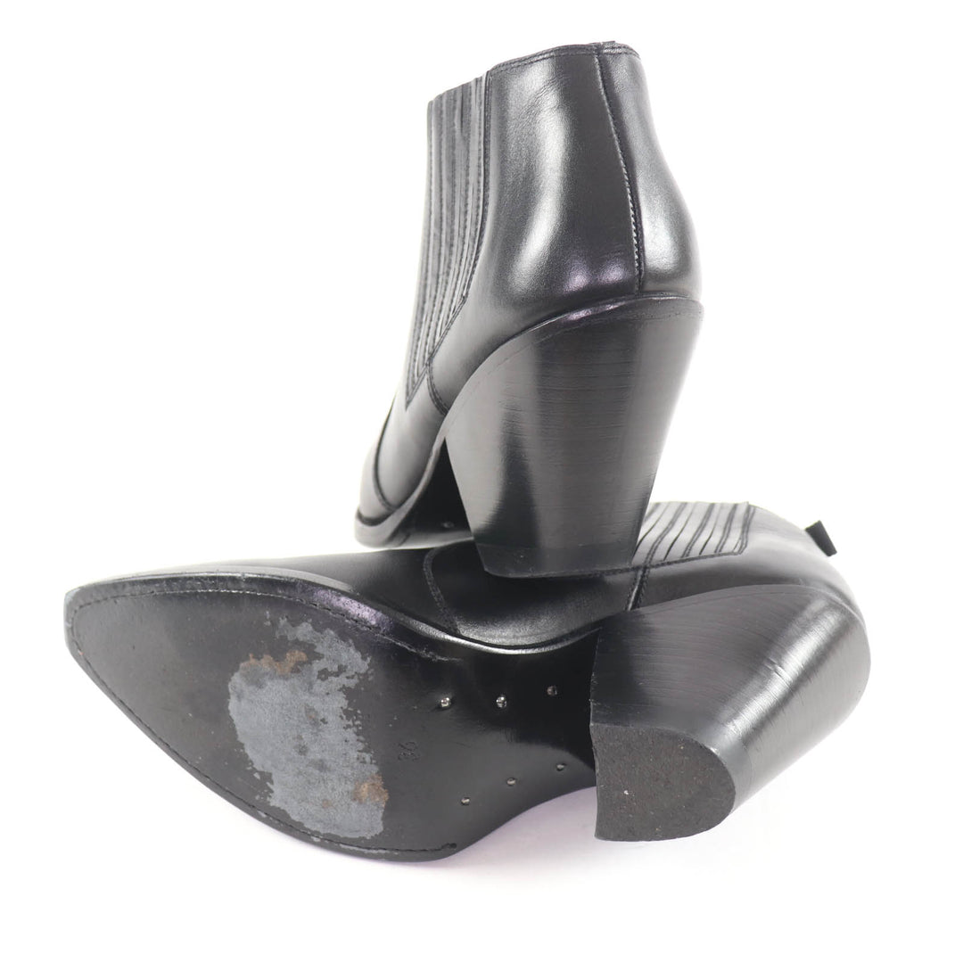 Great CELINE Ankle boots black leather Women 36