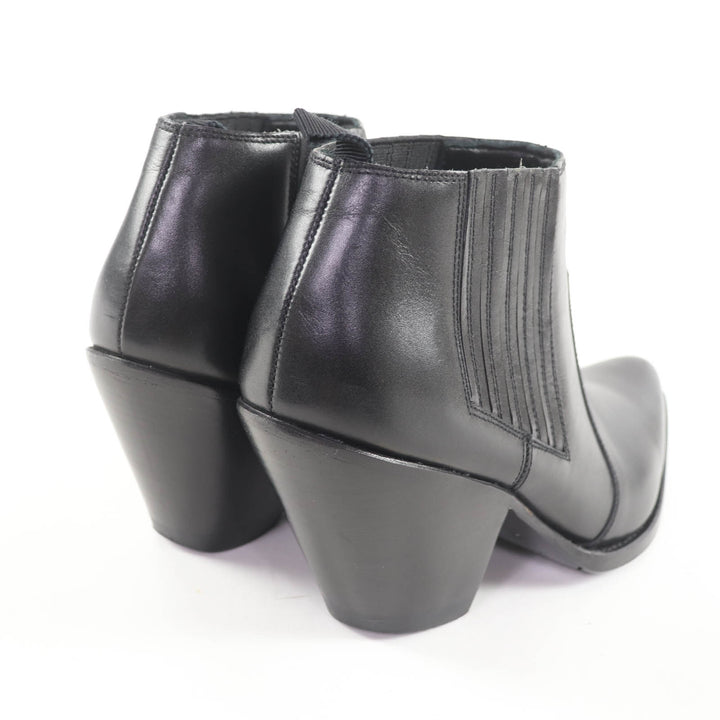 Great CELINE Ankle boots black leather Women 36