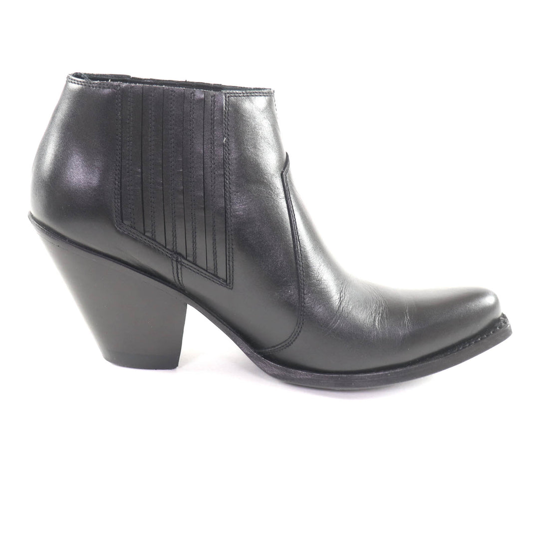 Great CELINE Ankle boots black leather Women 36