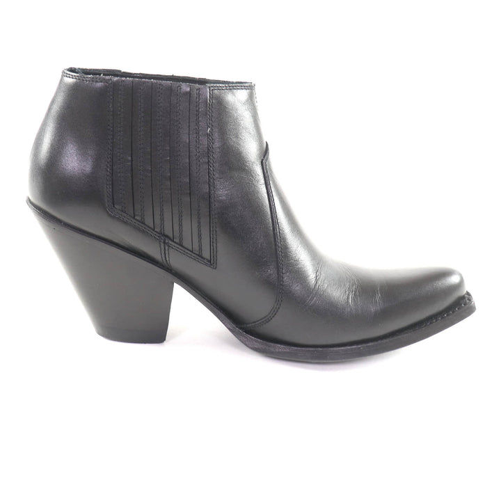 Great CELINE Ankle boots black leather Women 36