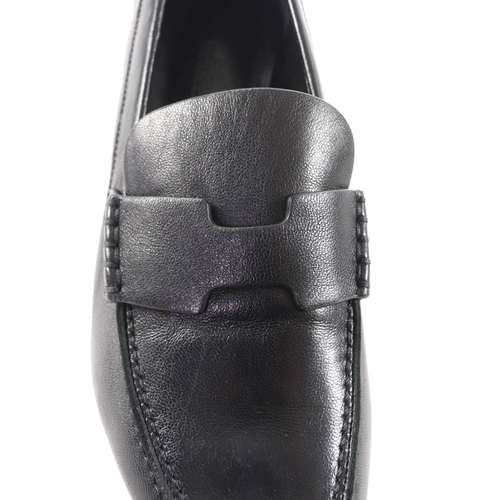Great HERMES pumps Glorious H motif pointed toe leather black leather Women 38