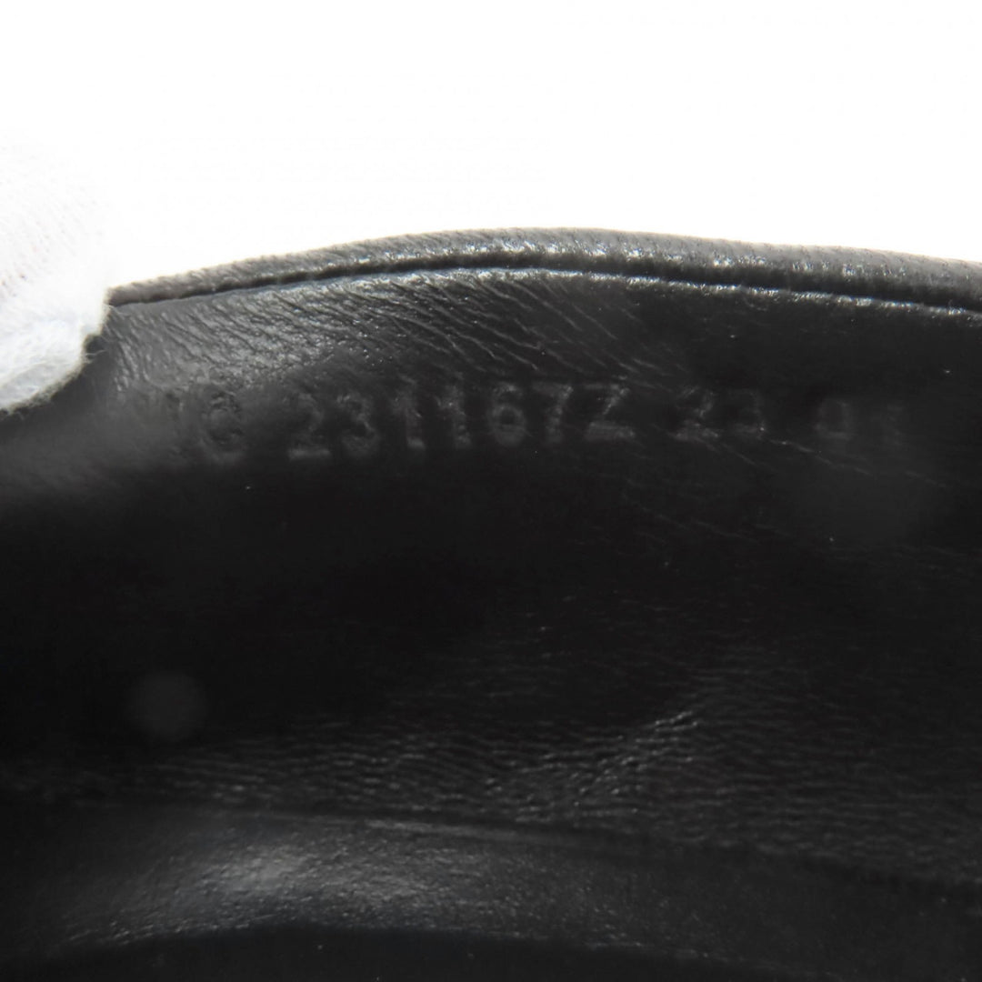 Great HERMES pumps Glorious H motif pointed toe leather black leather Women 38